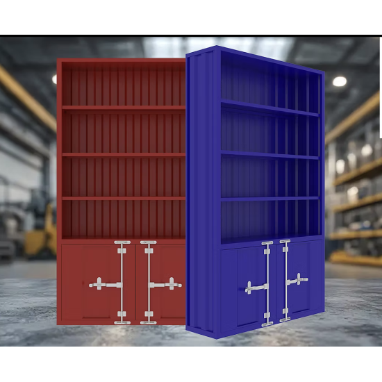 Konteyner kitaplık ünitesi