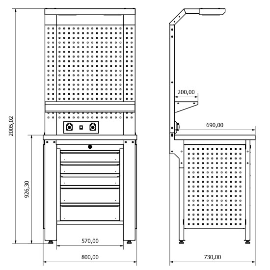 Sybtmz 36.17.11 Plus Çalışma Tezgahı