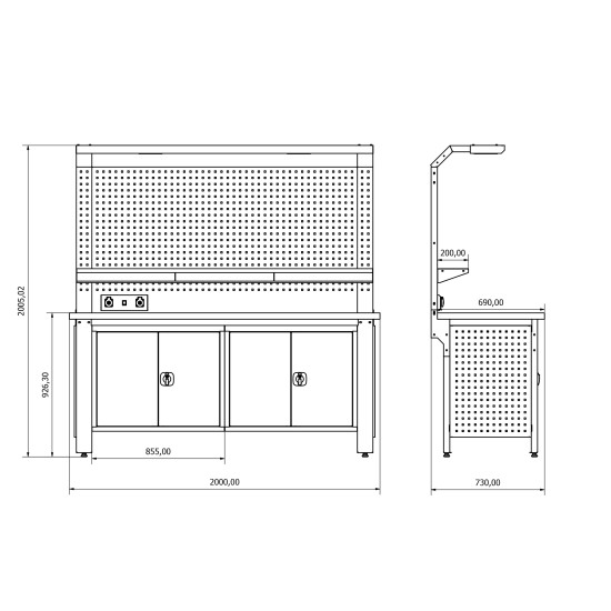Sybtmz 36.17.39 Plus Çalışma Tezgahı