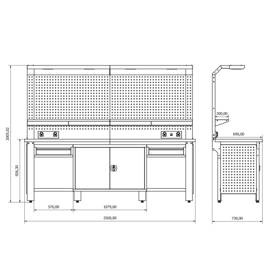 Sybtmz 36.17.32 Plus Çalışma Tezgahı
