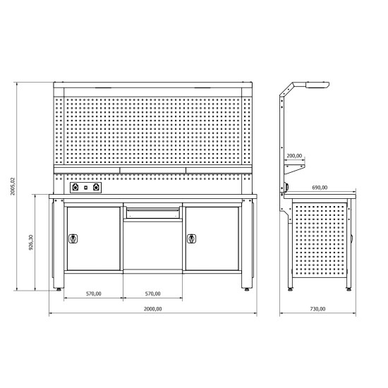 Sybtmz 36.17.28 Plus Çalışma Tezgahı