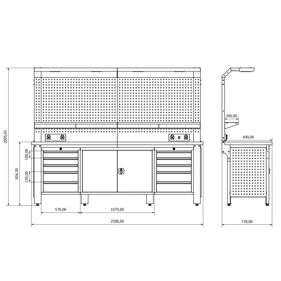 Sybtmz 36.17.31 Plus Çalışma Tezgahı
