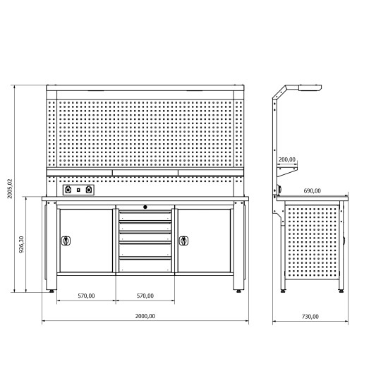 Sybtmz 36.17.37 Plus Çalışma Tezgahı