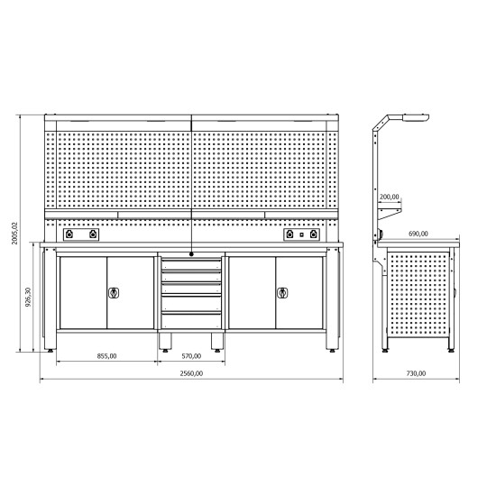 Sybtmz 36.17.38 Plus Çalışma Tezgahı