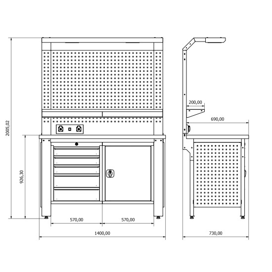 Sybtmz 36.17.66 Plus Çalışma Tezgahı