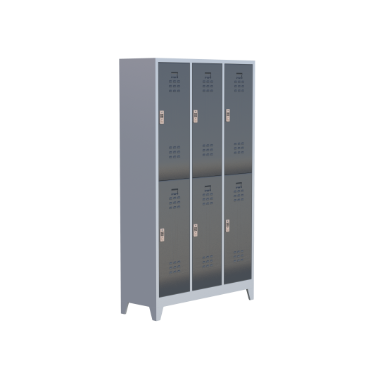 Sybtmz Dolap 6'lı Kale Şifreli Kilitli Soyunma Dolabı