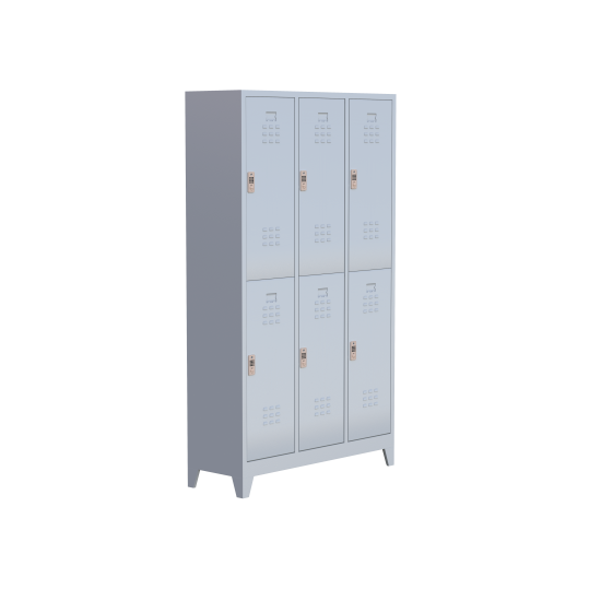 Sybtmz Dolap 6'lı Kale Şifreli Kilitli Soyunma Dolabı