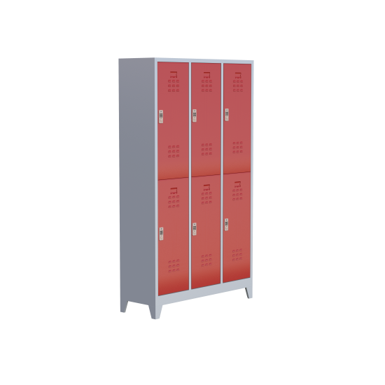 Sybtmz Dolap 6'lı Kale Şifreli Kilitli Soyunma Dolabı