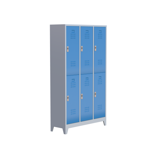 Sybtmz Dolap 6'lı Kale Şifreli Kilitli Soyunma Dolabı