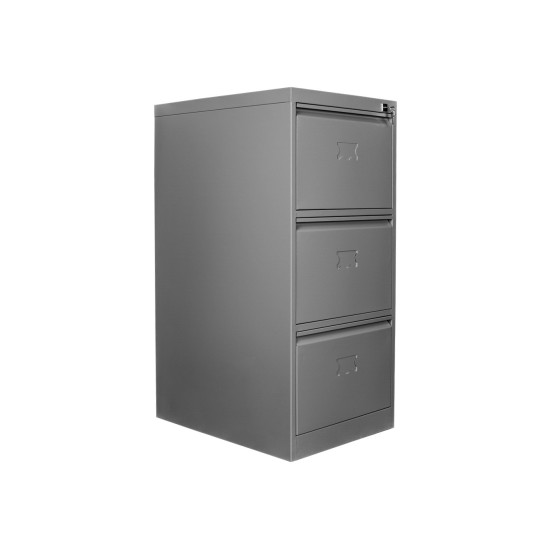 Üç çekmeceli kartoteks ve dosya dolabı