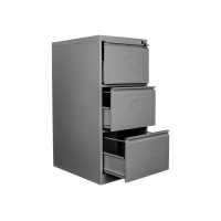 Üç çekmeceli kartoteks ve dosya dolabı