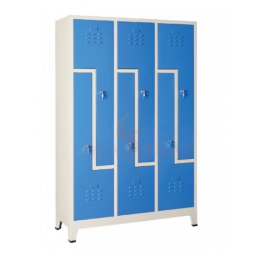 Z kapılı Altı Kişilik Soyunma Dolabı