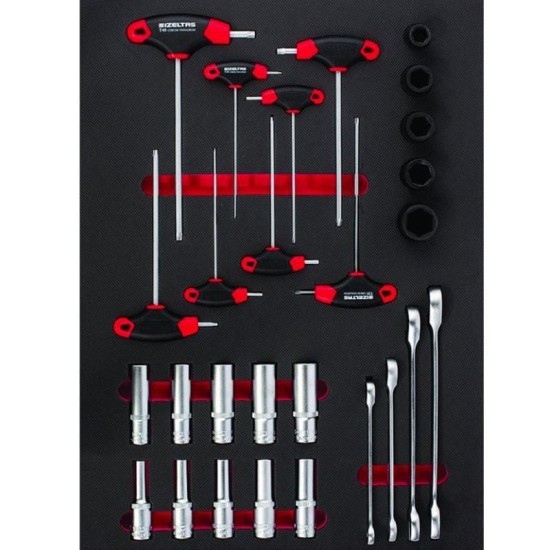 Sybtmz 36.44.01 7 Çekmece (206 Parça İç Set İzeltaş) Pro Takım Arabası