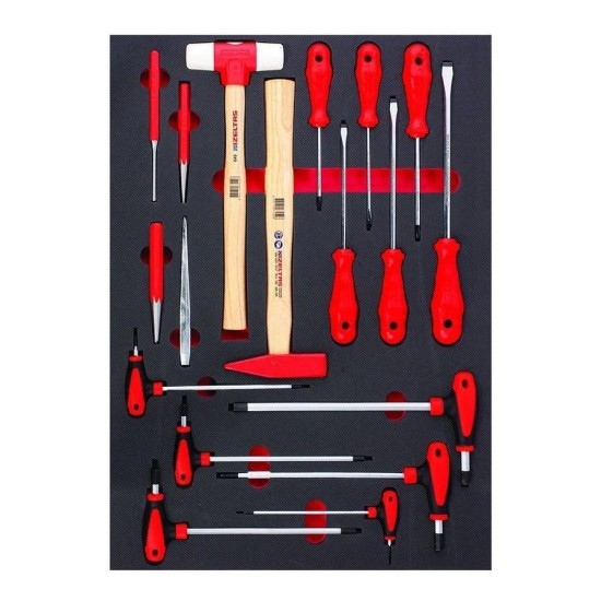 Sybtmz 36.44.01 7 Çekmece (206 Parça İç Set İzeltaş) Pro Takım Arabası