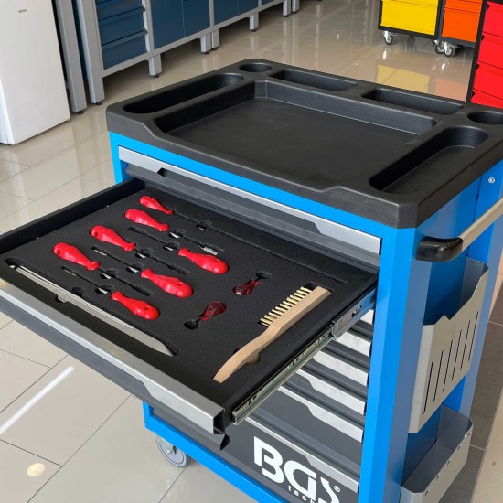 Sybtmz 36.44.01 7 Çekmece (139 Parça İç Set İzeltaş) Plus Takım Arabası