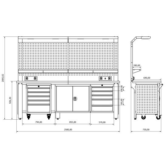 Sybtmz 36.17.52 Plus Çalışma Tezgahı