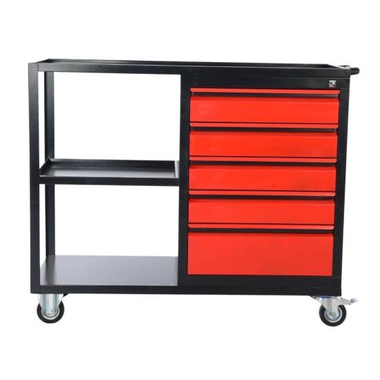 5 ÇEKMECELİ RAFLI KOMBİNE TAKIM ARABASI