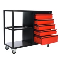 5 ÇEKMECELİ RAFLI KOMBİNE TAKIM ARABASI