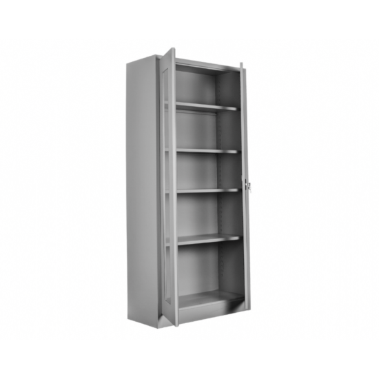 Camlı dosya ve malzeme dolabı