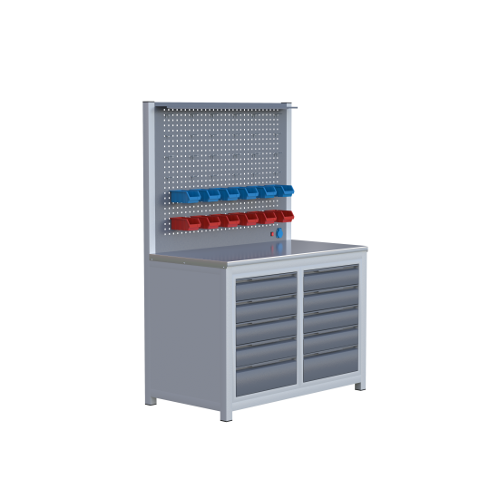 Sybtmz 130CM 10 ÇEKMECELİ ÇALIŞMA TEZGAHI