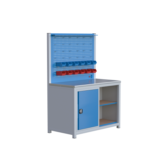 Sybtmz 1.30MT DOLAPLI RAFLI ÇALIŞMA TEZGAHI