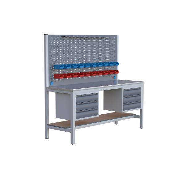 KAMPANYALI 2 MT Sybtmz ÇALIŞMA TEZGAHI 6 ÇEK.