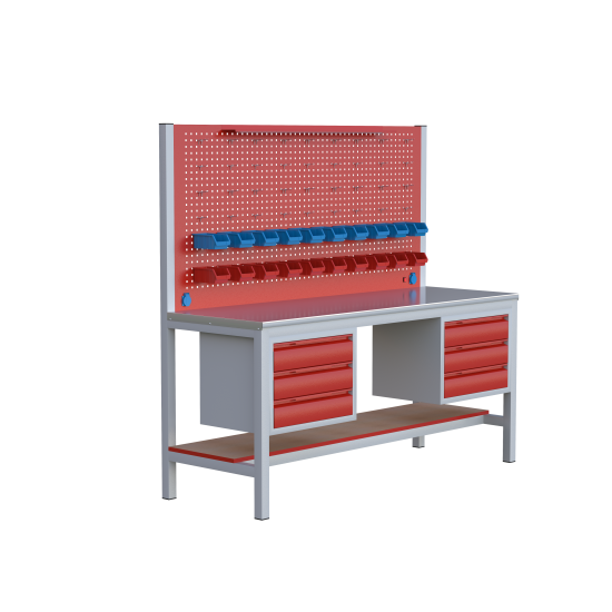 KAMPANYALI 2 MT Sybtmz ÇALIŞMA TEZGAHI 6 ÇEK.