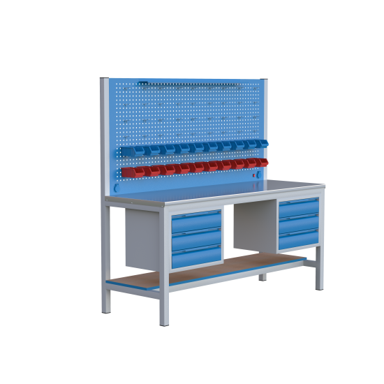 KAMPANYALI 2 MT Sybtmz ÇALIŞMA TEZGAHI 6 ÇEK.