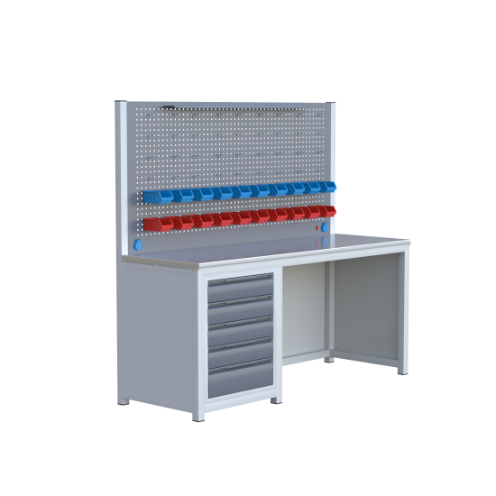 Sybtmz 2MT 5 ÇEKMECELİ BOŞ ÇALIŞMA TEZGAHI