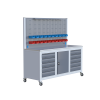 Sybtmz 2MT 10 ÇEKMECELİ DOLAPLI TEKERLEKLİ ÇALIŞMA TEZGAHI