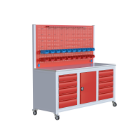 Sybtmz 2MT 10 ÇEKMECELİ DOLAPLI TEKERLEKLİ ÇALIŞMA TEZGAHI