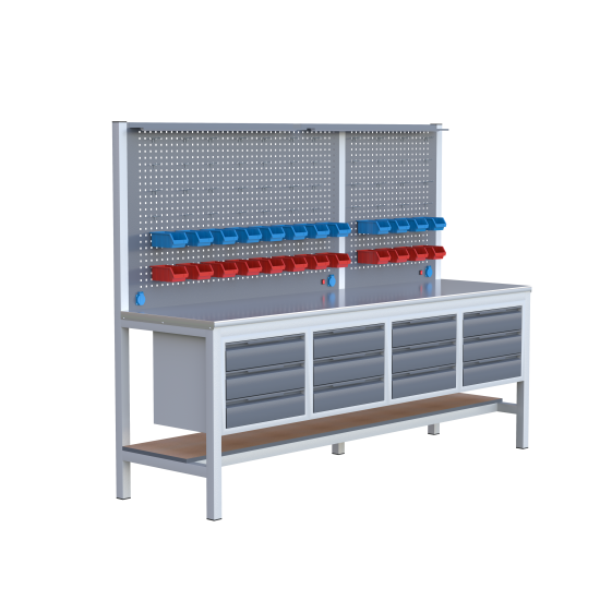 KAMPANYALI 2.5 MT Sybtmz ÇALIŞMA TEZGAHI 12 ÇEK.