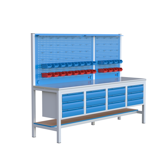 KAMPANYALI 2.5 MT Sybtmz ÇALIŞMA TEZGAHI 12 ÇEK.