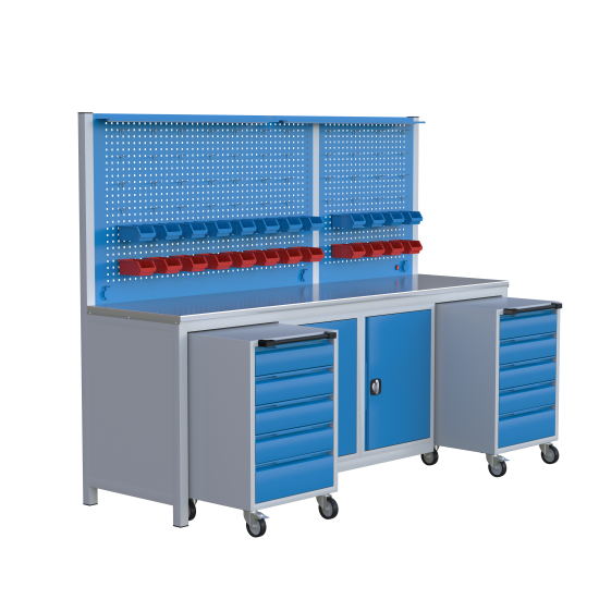 Sybtmz 2.5MT 10 ÇEKMECELİ SEYYAR ÇALIŞMA TEZGAHI