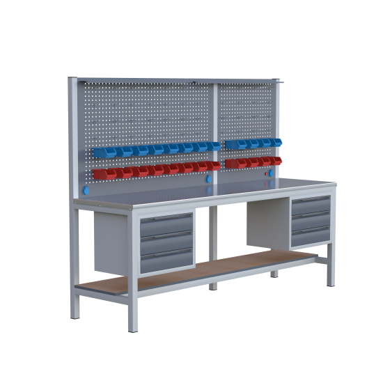 KAMPANYALI 2.5 MT Sybtmz ÇALIŞMA TEZGAHI 6 ÇEK.