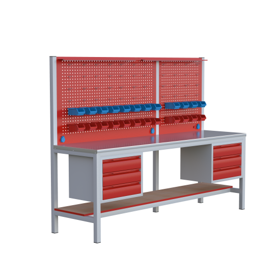 KAMPANYALI 2.5 MT Sybtmz ÇALIŞMA TEZGAHI 6 ÇEK.