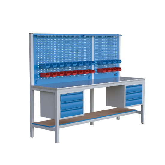 KAMPANYALI 2.5 MT Sybtmz ÇALIŞMA TEZGAHI 6 ÇEK.