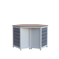 Altıgen 15 Çekmeceli Sybtmz Çalışma Tezgahı