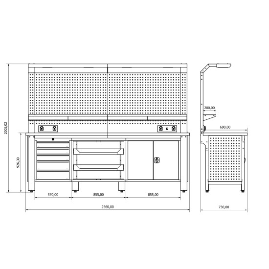 Sybtmz 36.17.76 Plus Çalışma Tezgahı