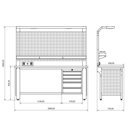 Sybtmz 36.17.40 Plus Çalışma Tezgahı