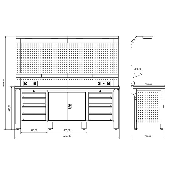 Sybtmz 36.17.43 Plus Çalışma Tezgahı