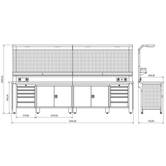 Sybtmz 36.17.74 Plus Çalışma Tezgahı