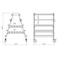 Sybtmz 65.16.01 Abkant Kalıp Taşıma Arabası
