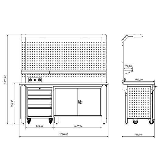 Sybtmz 36.17.51 Plus Çalışma Tezgahı