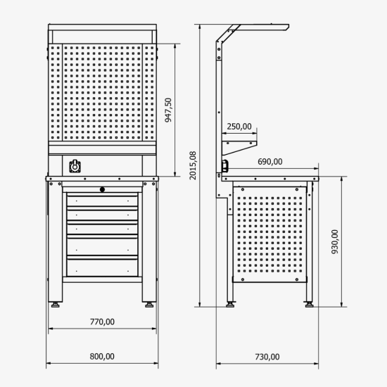 Çalışma Tezgahı Sybtmz.36.15.11