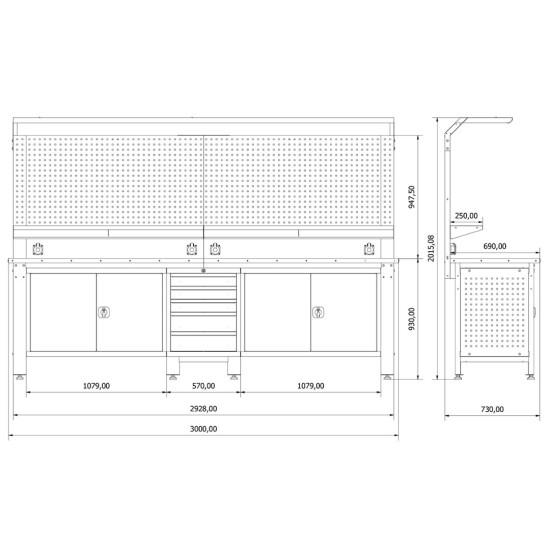 Çalışma Tezgahı Sybtmz.36.15.26