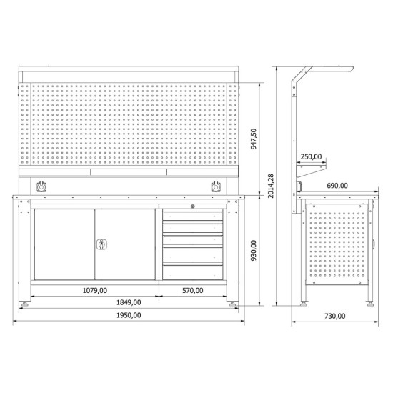 Çalışma Tezgahı Sybtmz.36.15.27