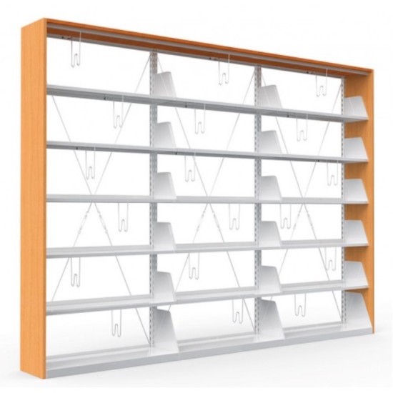 Üçlü tek yüzlü kitaplık