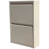 2 ÇEKMECELİ METAL AYAKKABI DOLABI