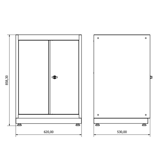 36.18.30.06 Kapaklı Dolap